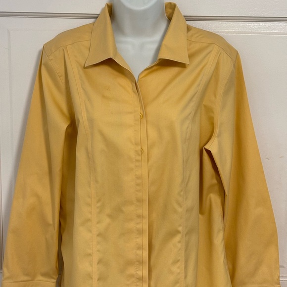 Chico’s No Iron Button Down Shirt Never Worn Sz 14 - Picture 6 of 8